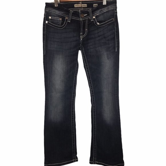 BKE Buckle Stella Boot Cut Denim Blue Jeans